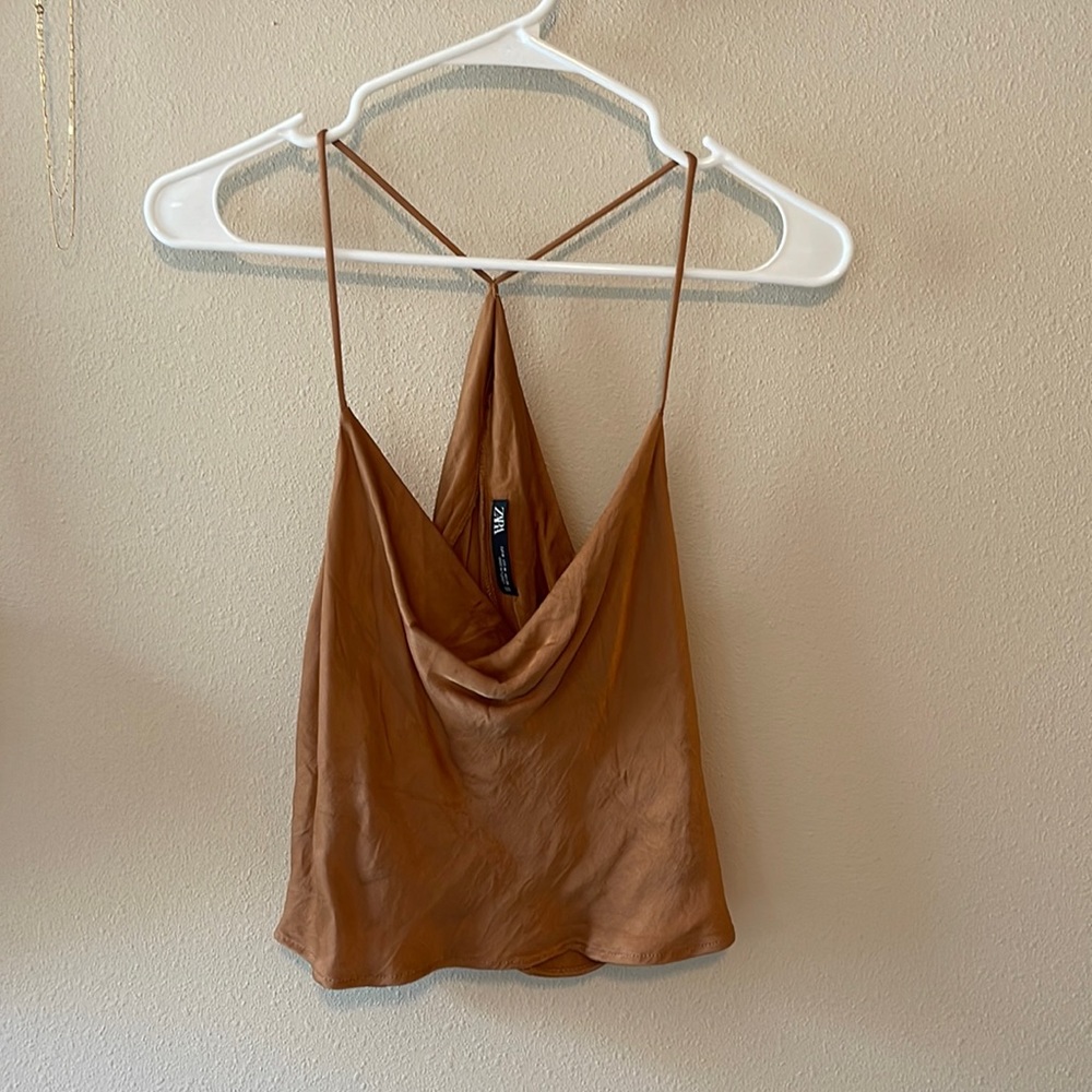 Zara Spaghetti Strap Top